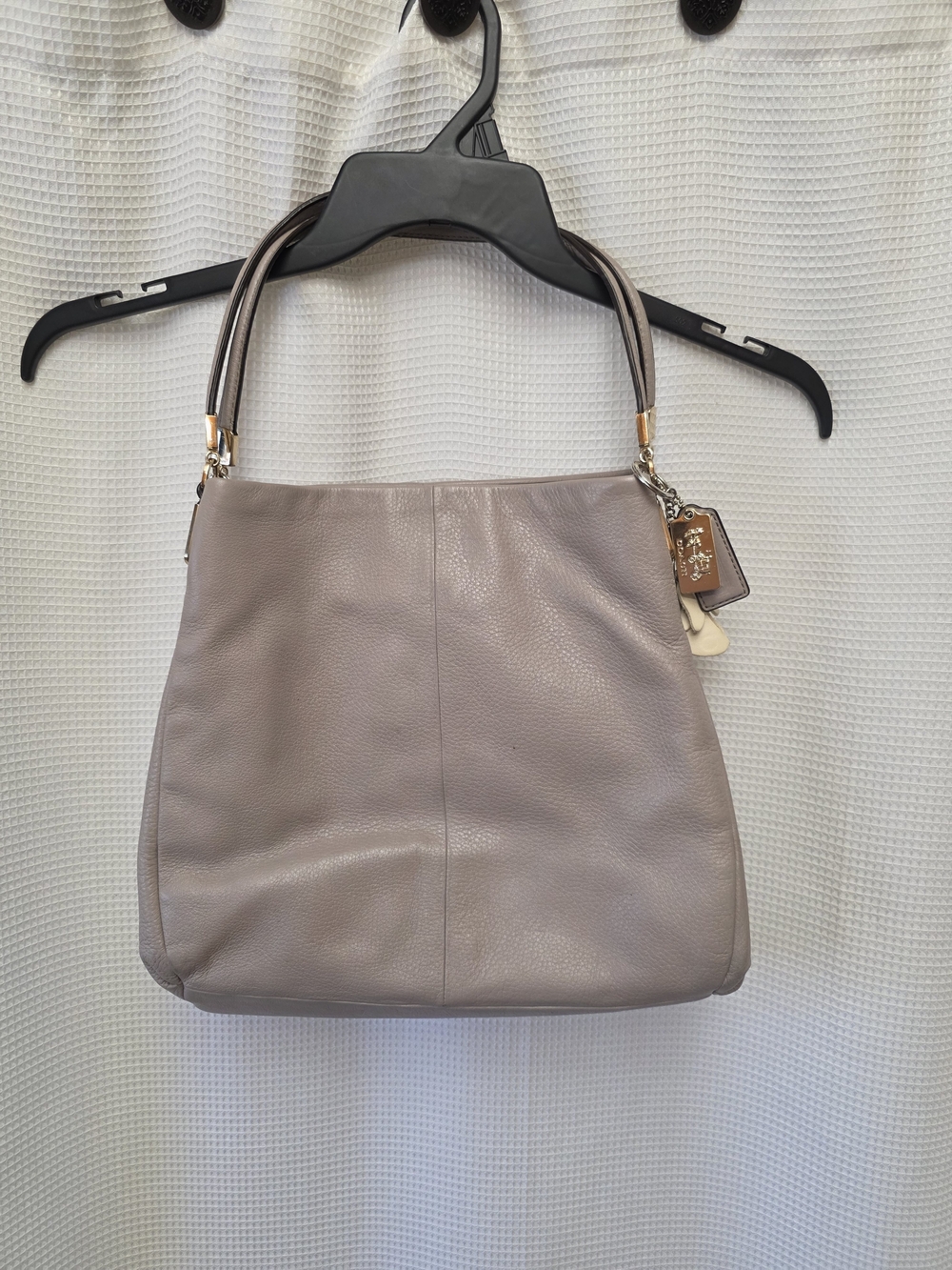 Coach Penelope Pebbled Leather Shoulder Bag in Lavender